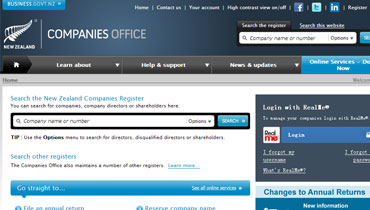 新西蘭公司信息查詢